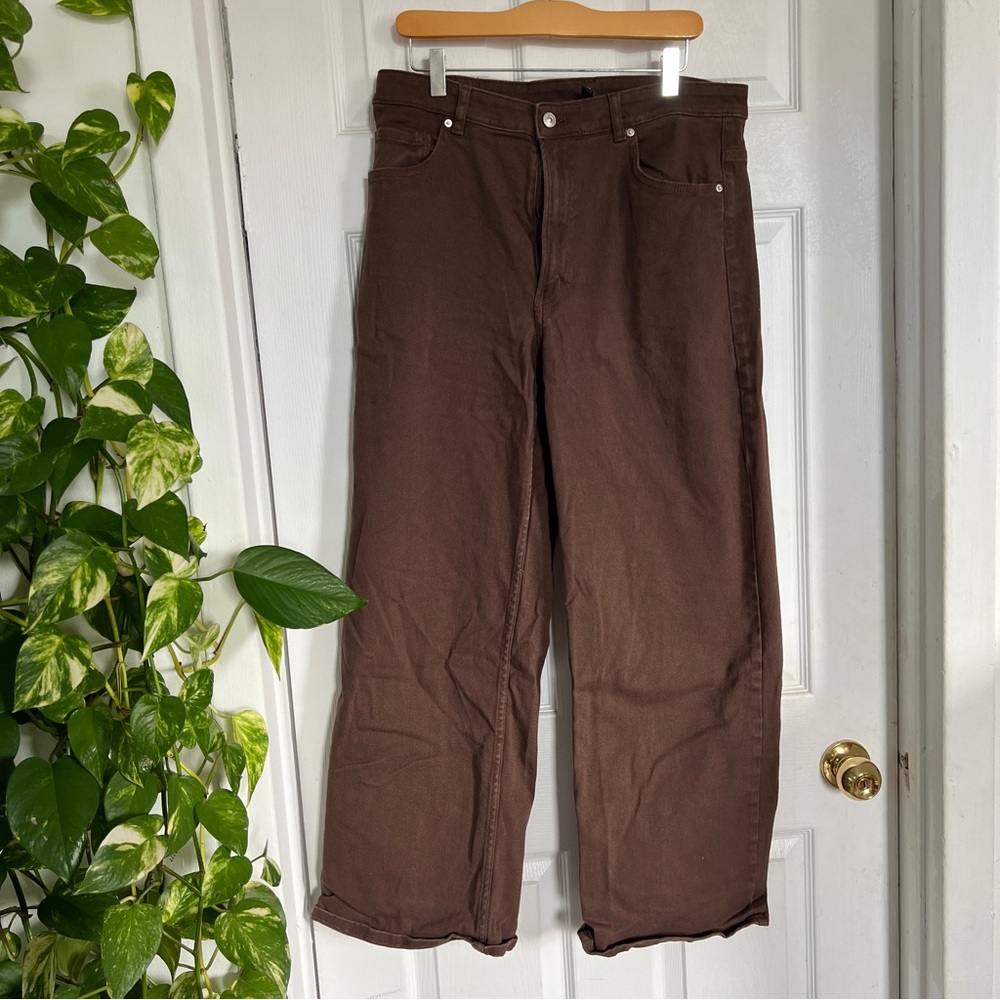 Brown Wide legged pants from H&M